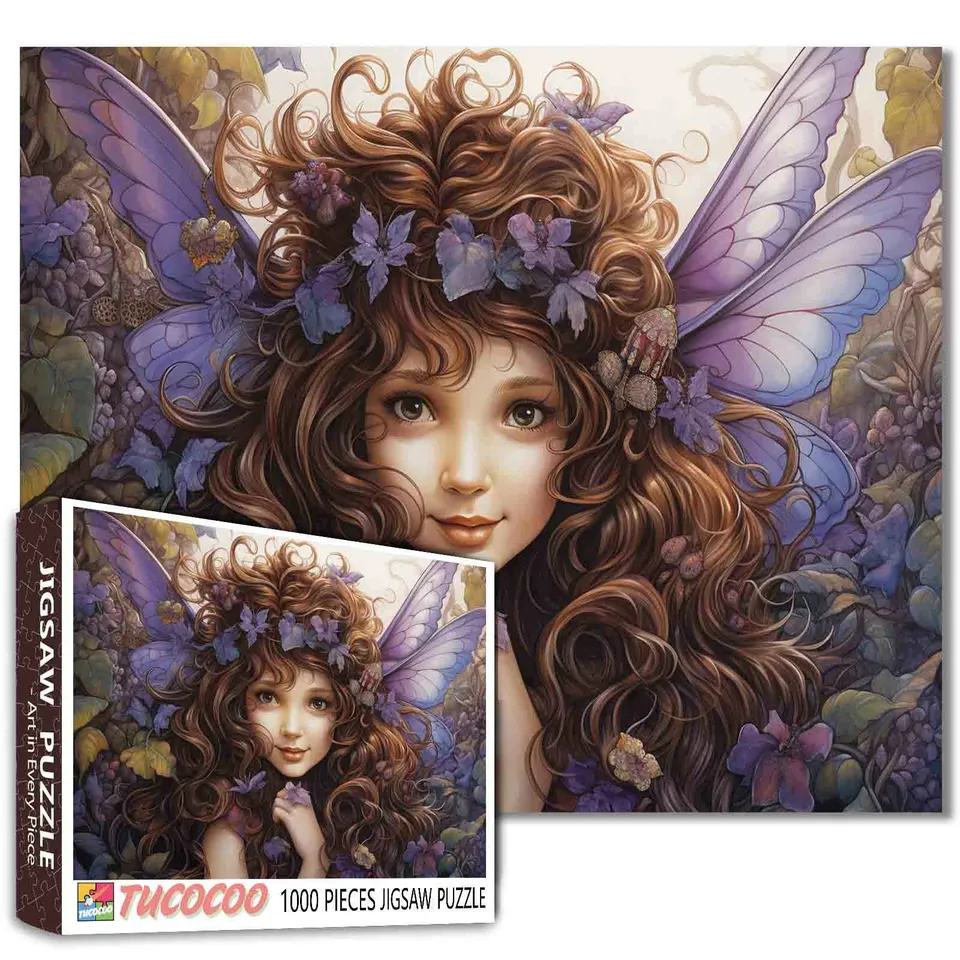 tucocoo-sweet-fairy-purple-wings-puzzle-1000-teile-fee image 1