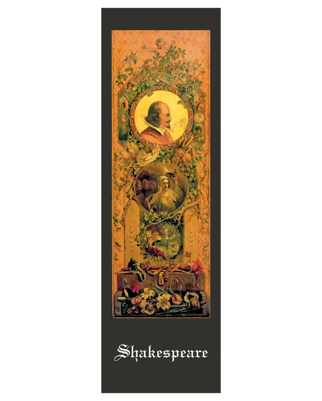 pomegranate-bookmarks-william-bell-scott-shakespeare-lesezeichen image 1