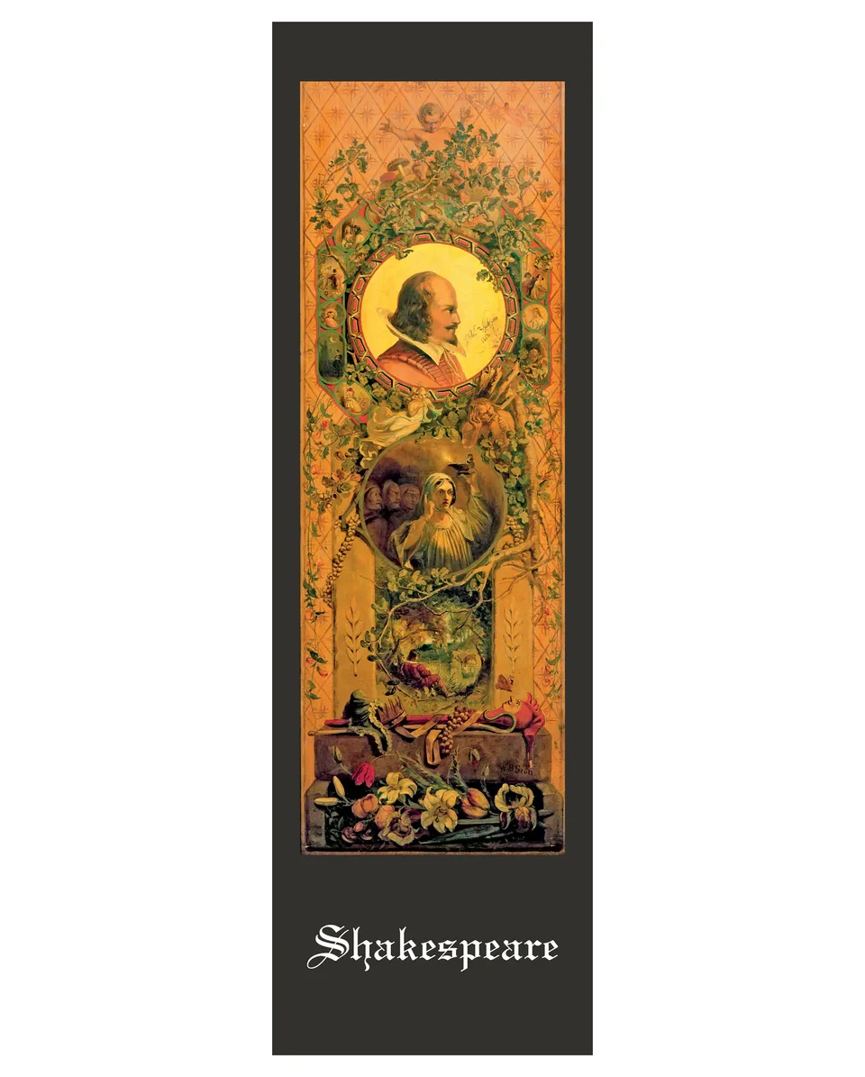 pomegranate-bookmarks-william-bell-scott-shakespeare-lesezeichen image 1
