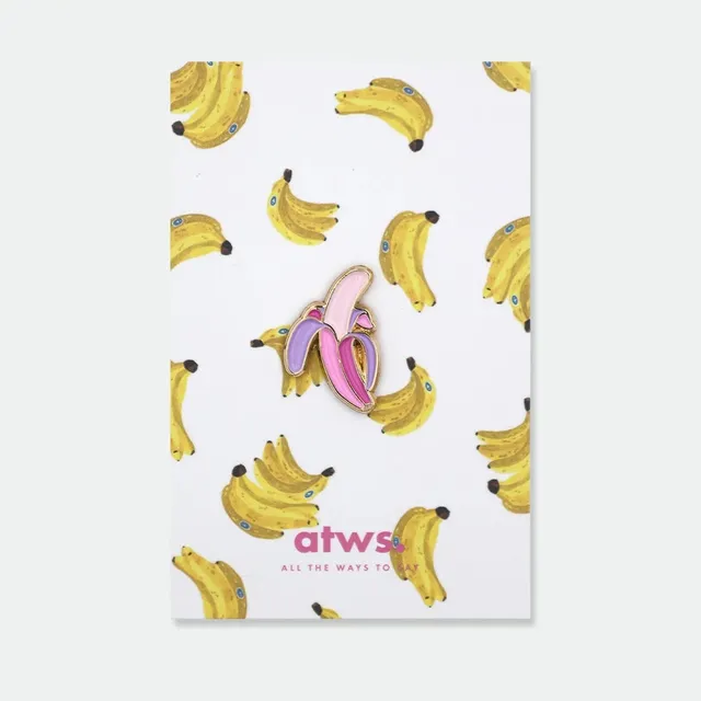 all-the-ways-to-say-pink-banana-pin-banane-emaille image 1