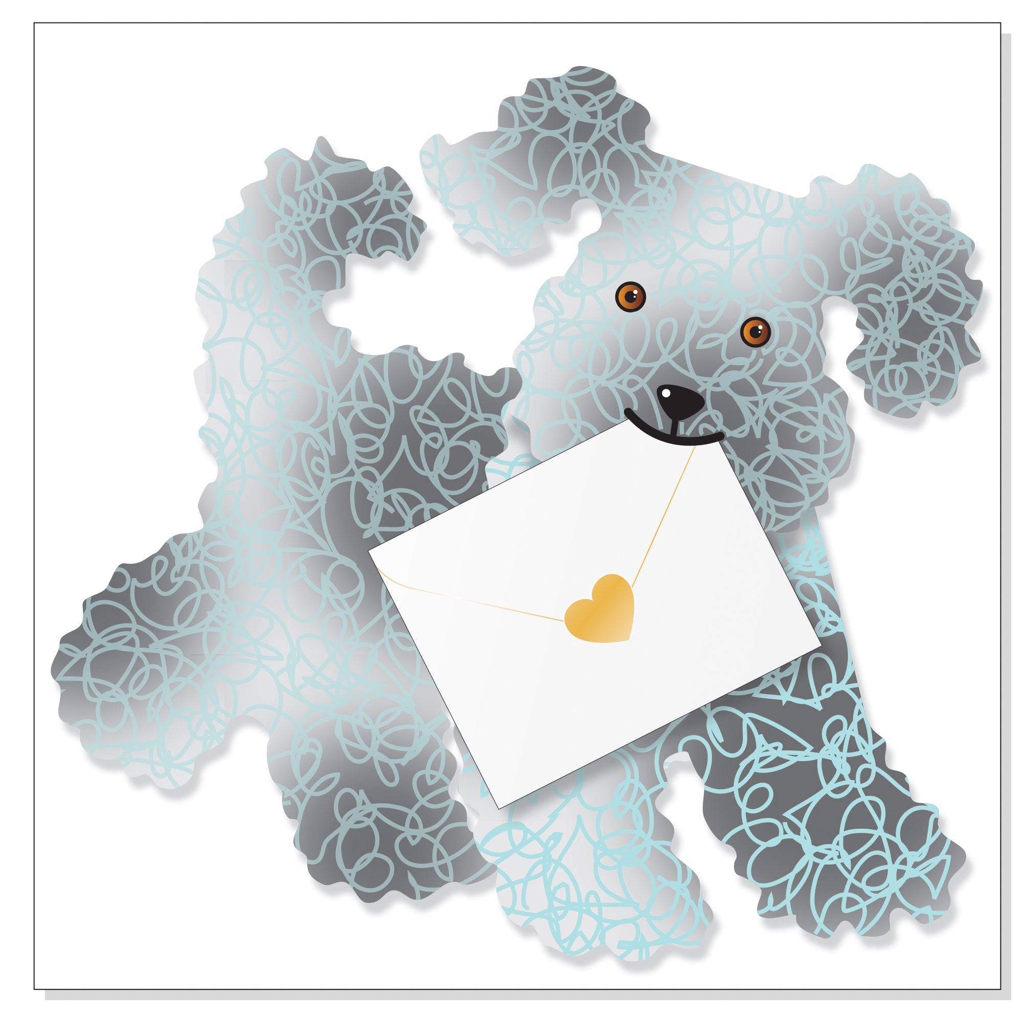 otter-house-special-delivery-dog-teddy-gru-karte-hund-3d image 1