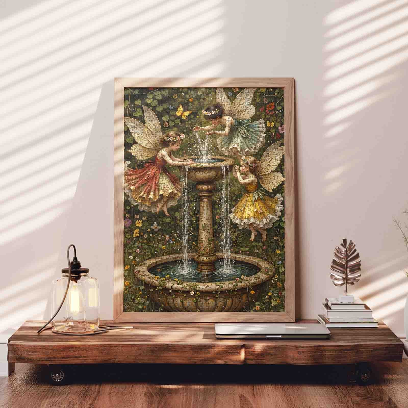 tucocoo-fairy-fountain-puzzle-1000-teile-feen image 3