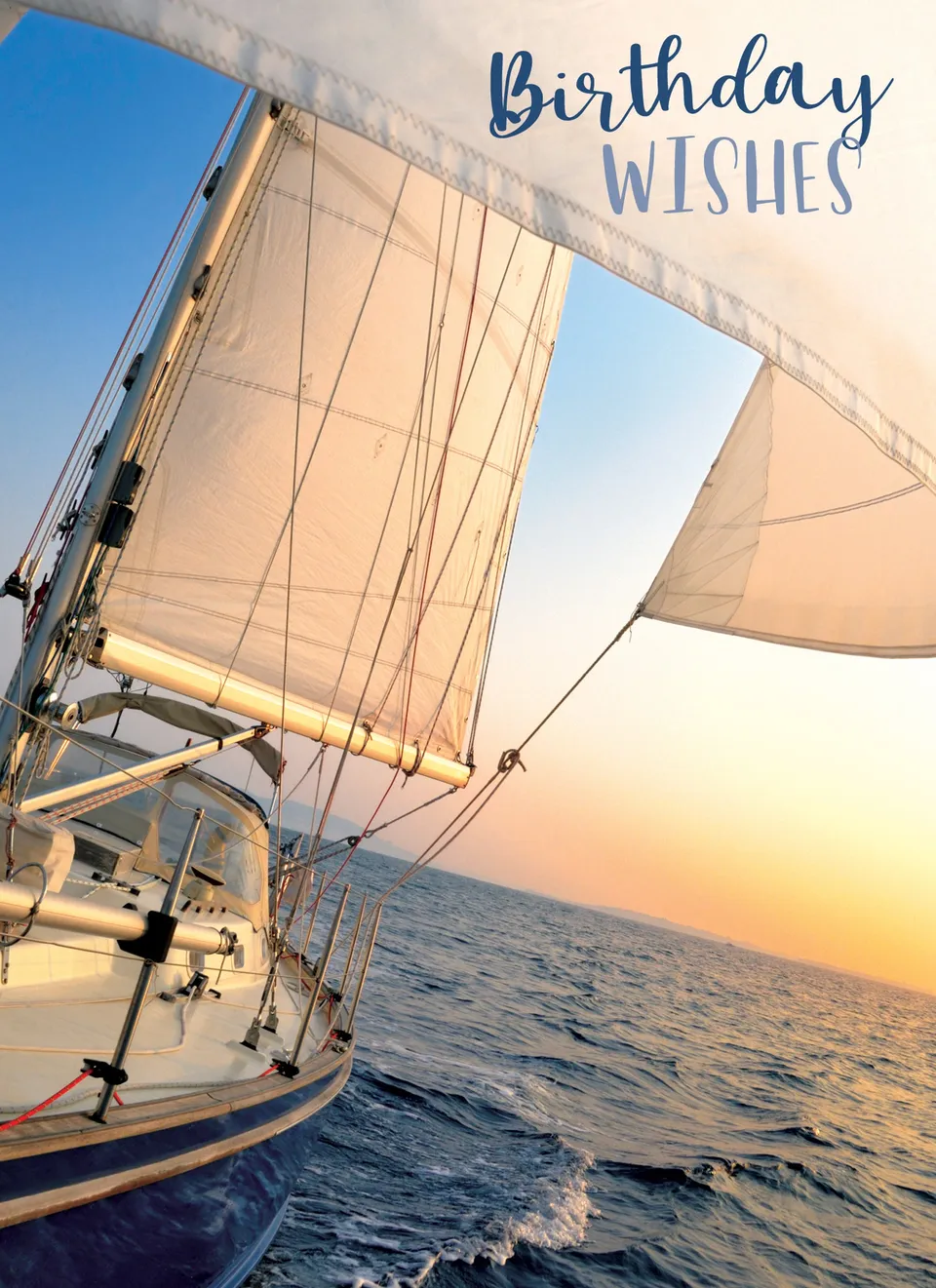 otter-house-first-class-male-yacht-sails-geburtstagskarte-mann image 1
