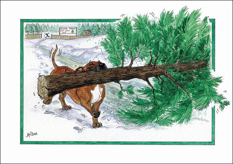 otter-house-alisons-animals-pick-your-own-weihnachtskarte image 1