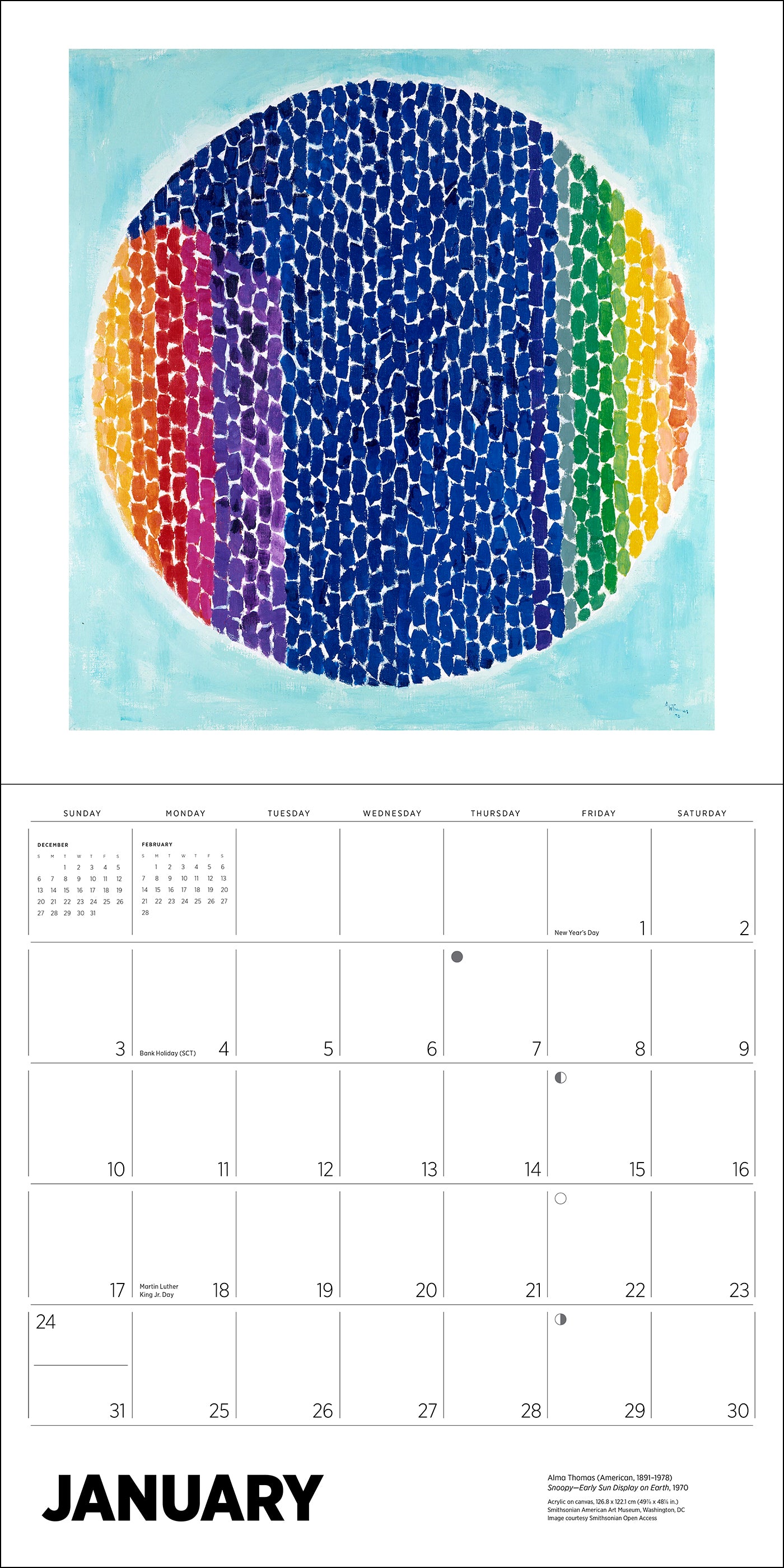 pomegranate-alma-thomas-2027-wandkalender-abstrakt-farbe image 2