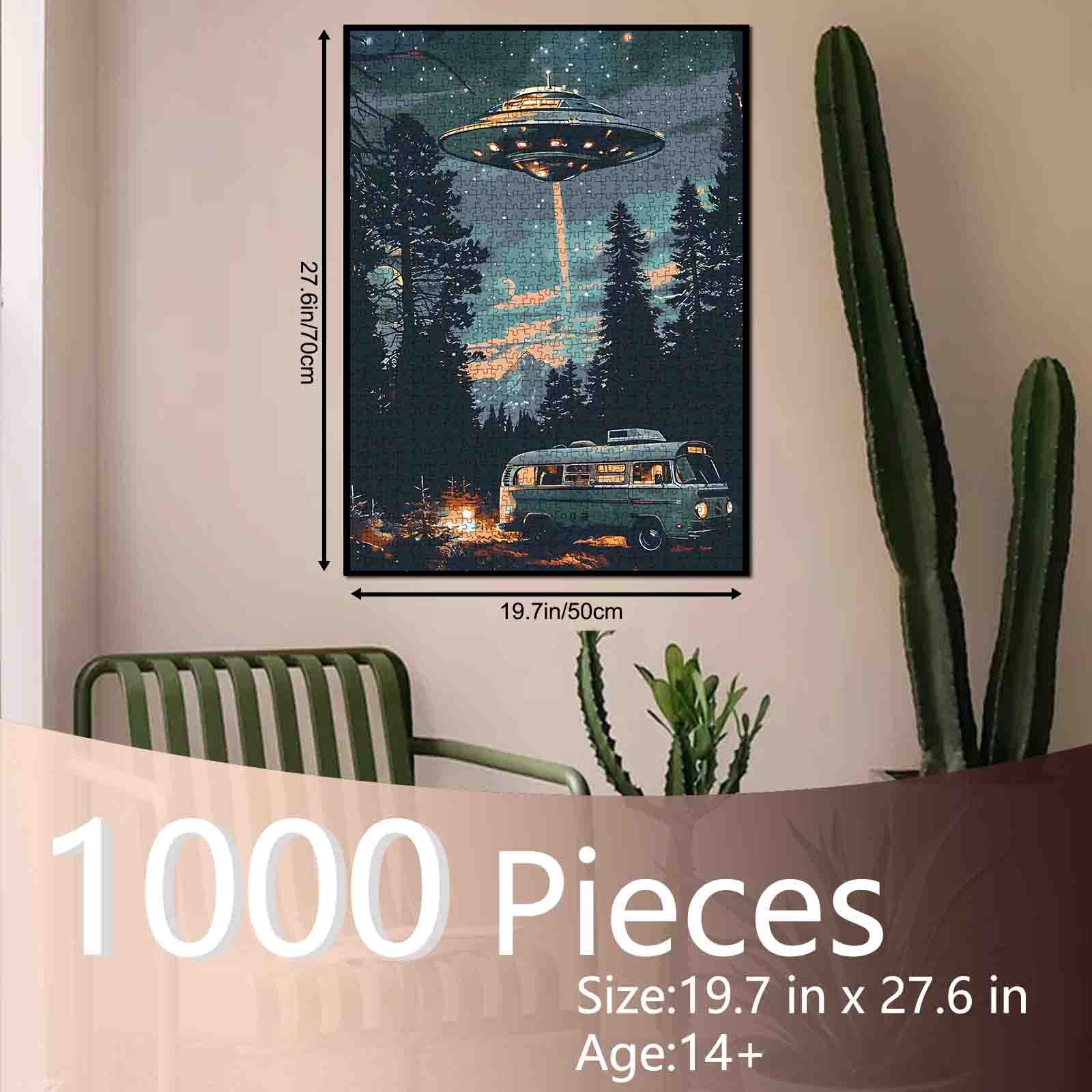 tucocoo-ufo-night-encounter-forest-camper-puzzle-1000-teile image 5