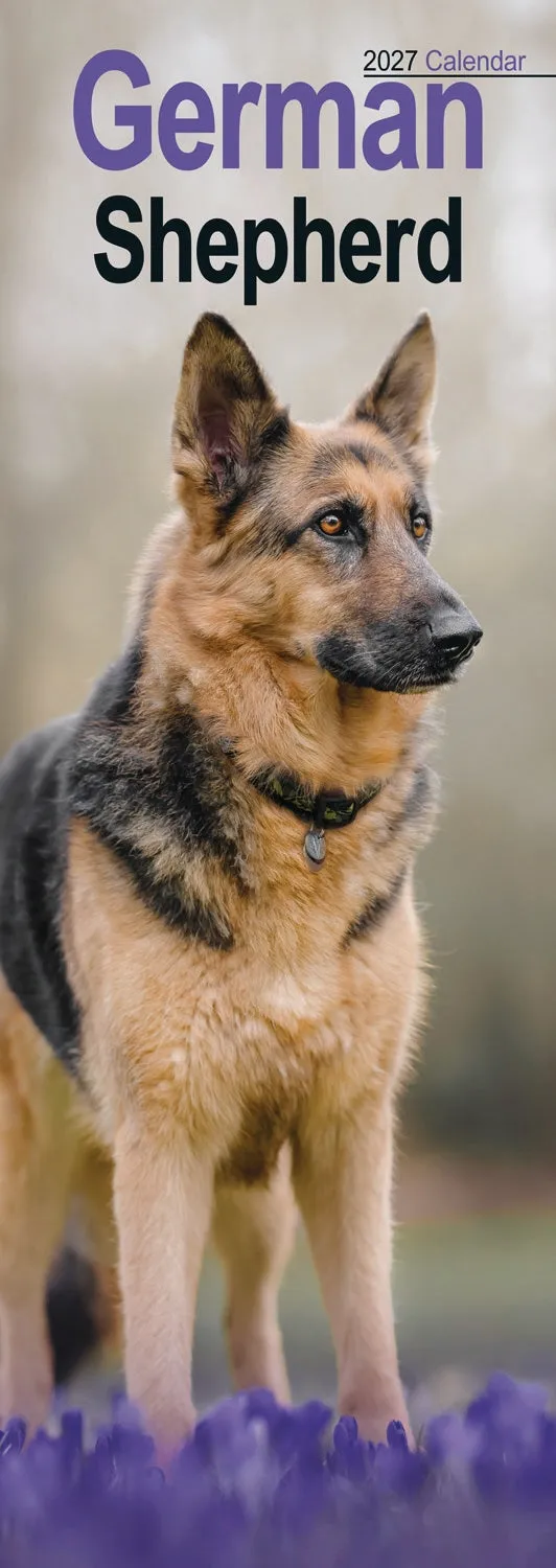 otter-house-german-shepherd-slim-kalender-2027-schmal image 1