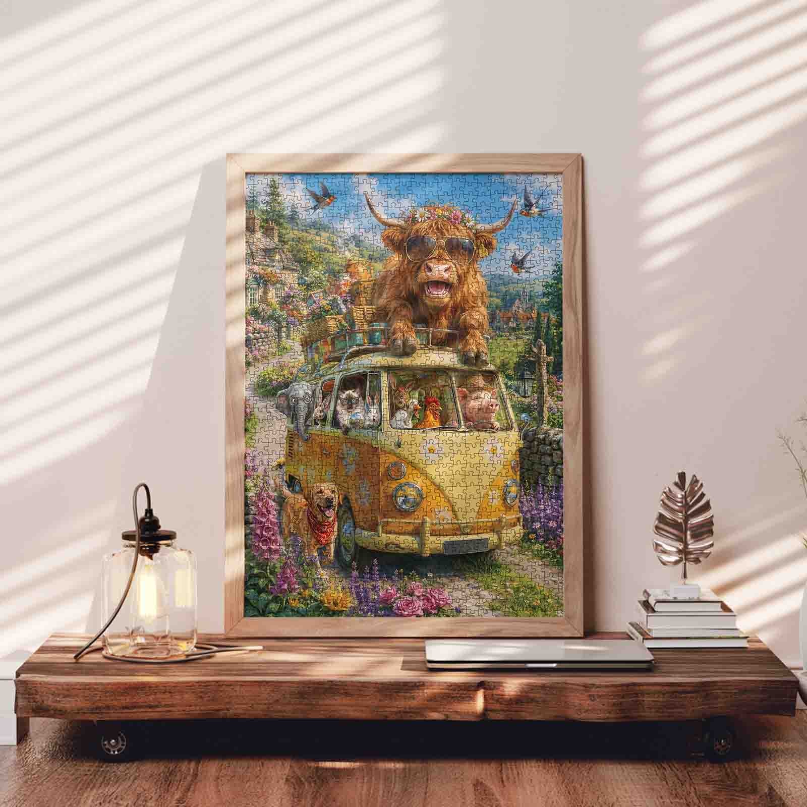 tucocoo-funny-animal-road-trip-puzzle-1000-teile-tiere image 3