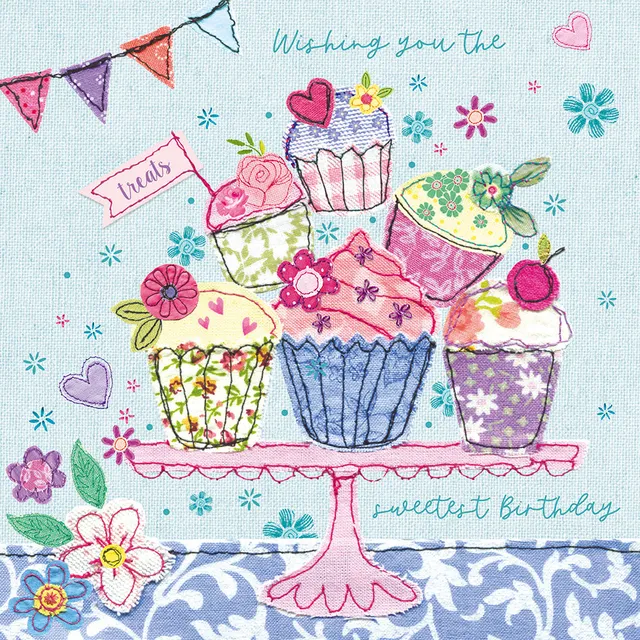 otter-house-the-sewing-box-cake-stand-gru-karte-geburtstag image 1