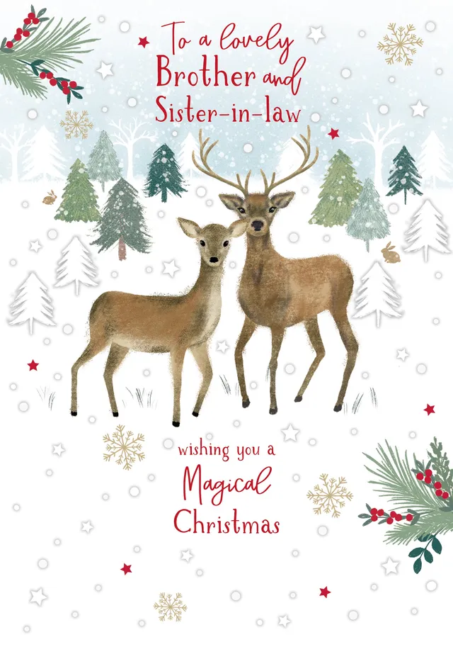 otter-house-christmas-bruder-schw-gerin-weihnachtskarte-hirsch image 1