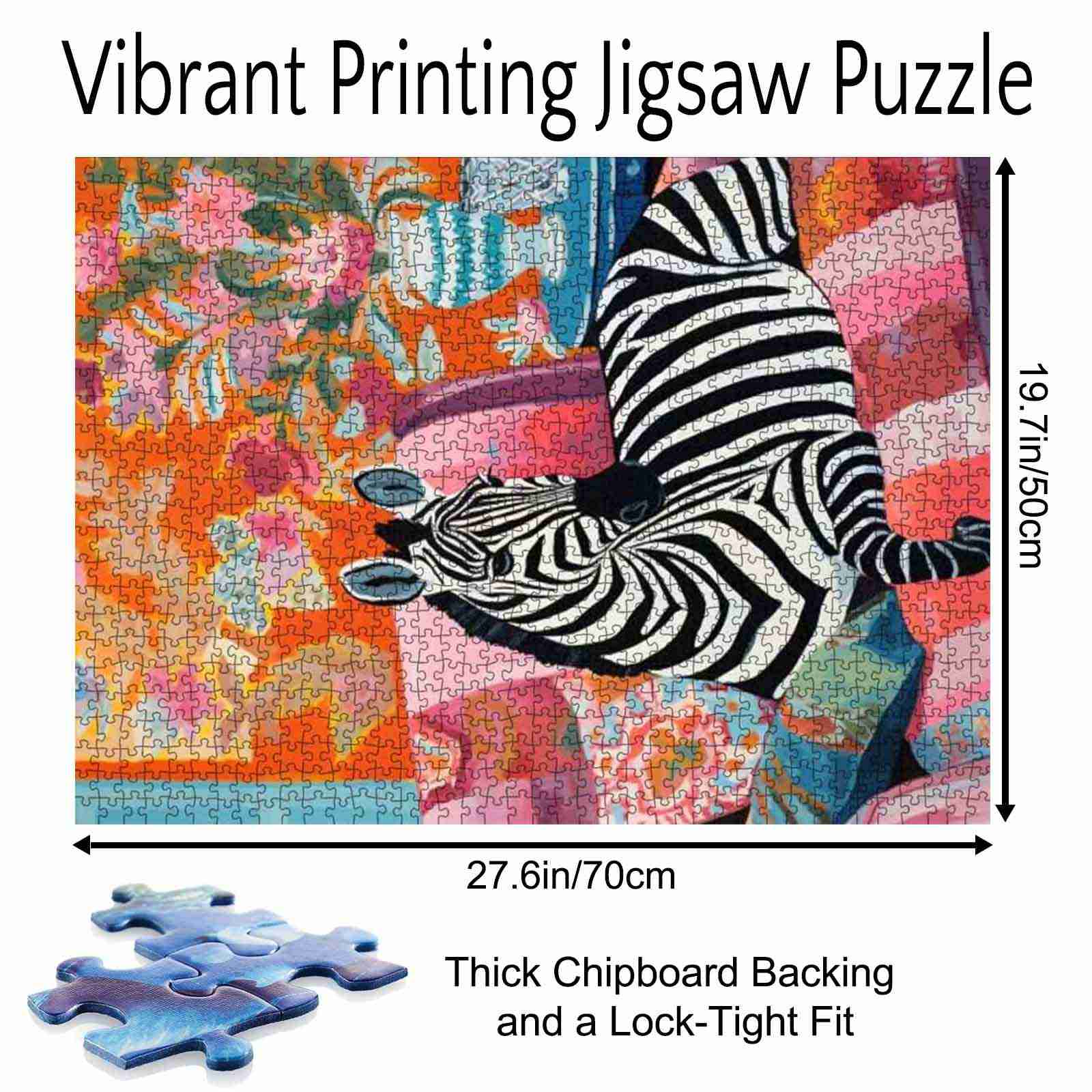 tucocoo-stylish-zebra-on-sofa-puzzle-1000-teile-zebra image 5