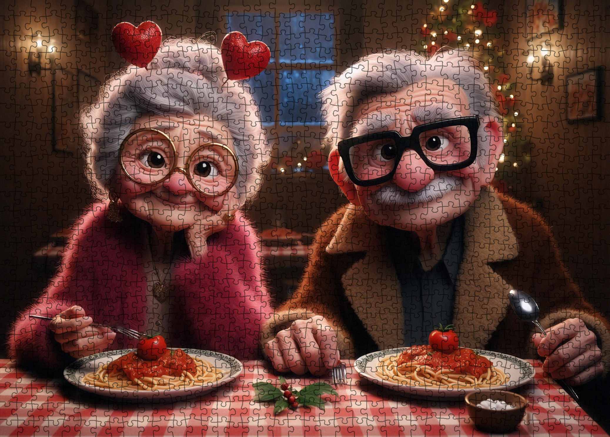 tucocoo-romantic-senior-couple-dinner-puzzle-1000-teile-seniorenpaar image 2