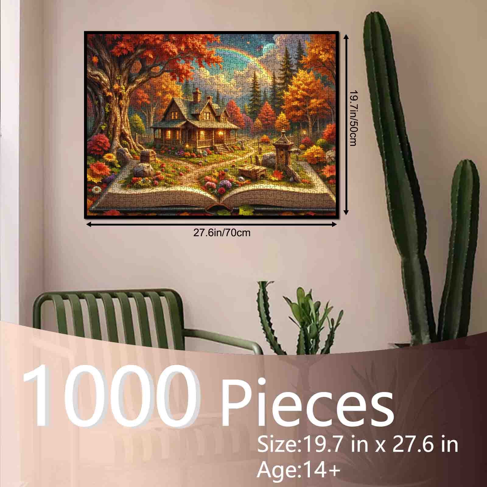 tucocoo-jigsaw-storybook-cottage-autumn-puzzle-1000-teile-herbst image 5