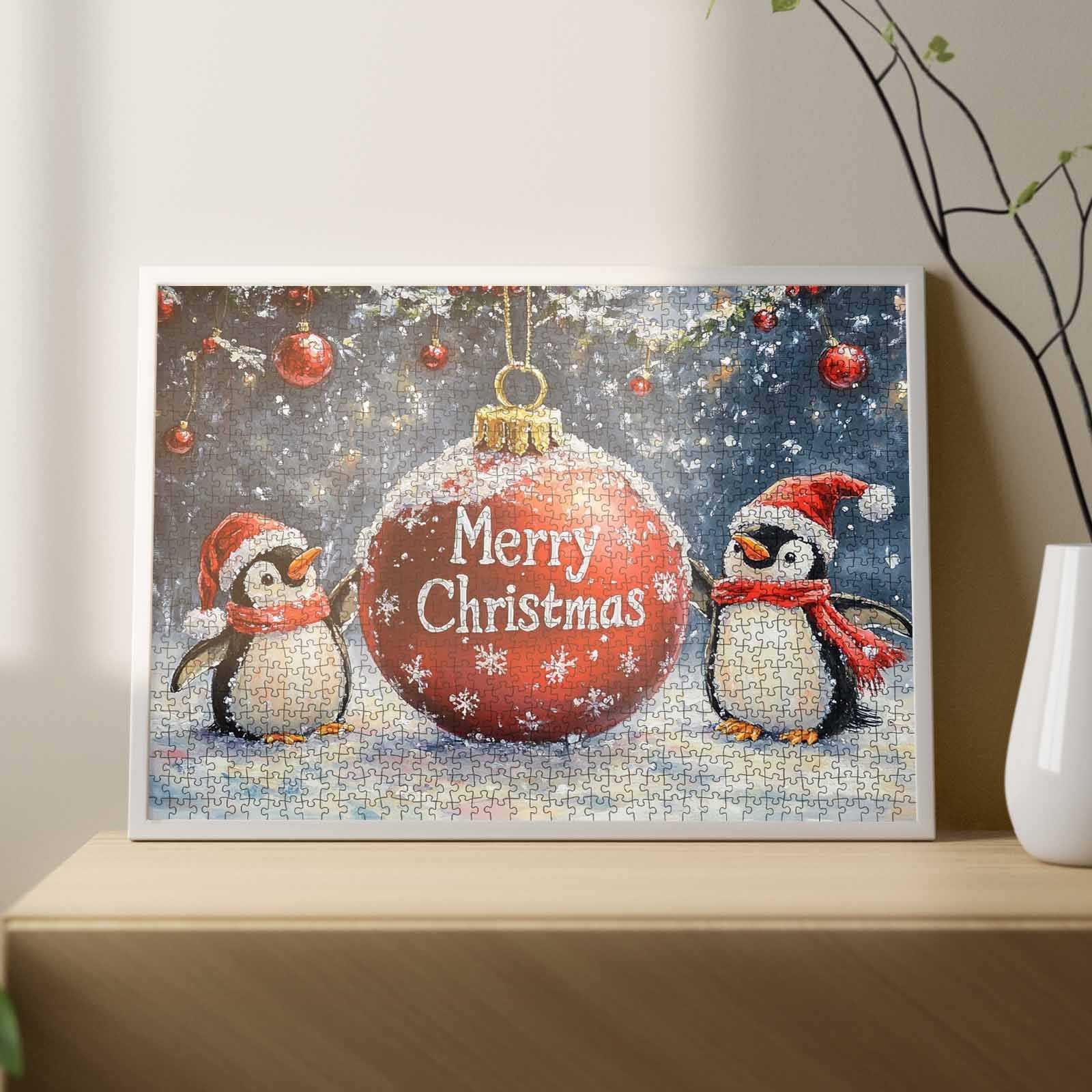 tucocoo-penguin-holiday-wishes-puzzle-1000-teile image 3