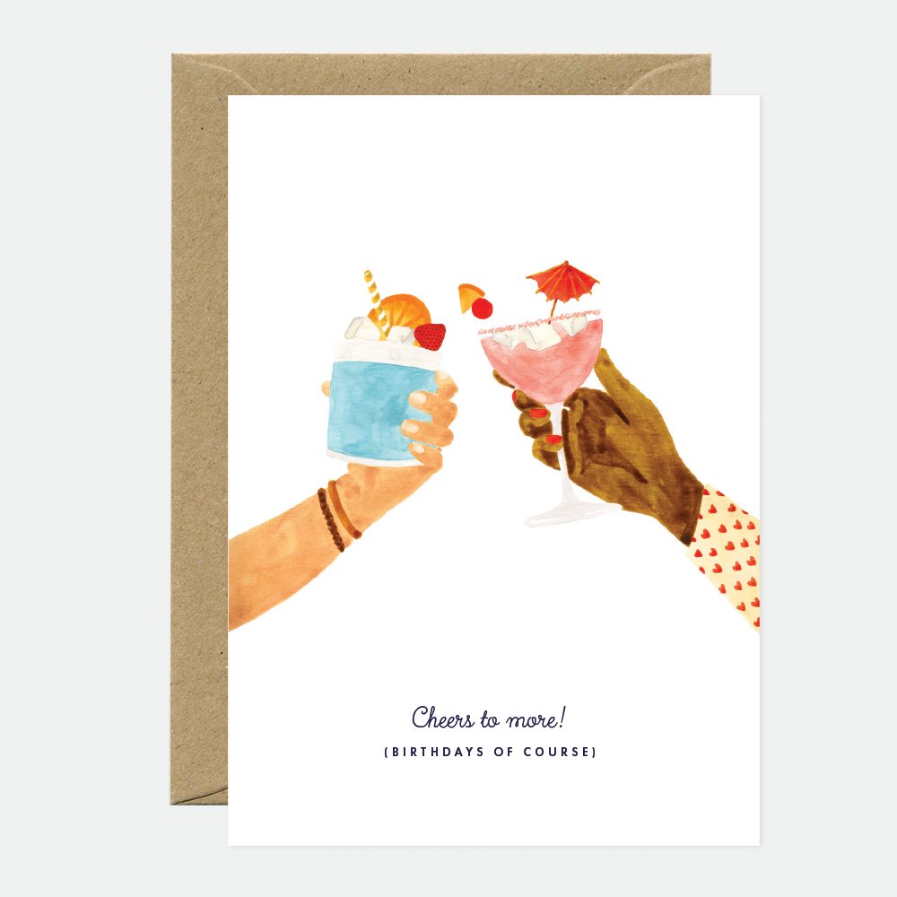 all-the-ways-to-say-cheers-to-more-geburtstagskarte-a6 image 1