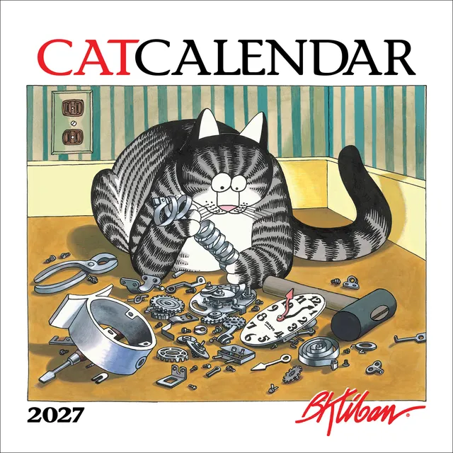 pomegranate-b-kliban-catcalendar-2027-wandkalender-katzen image 1