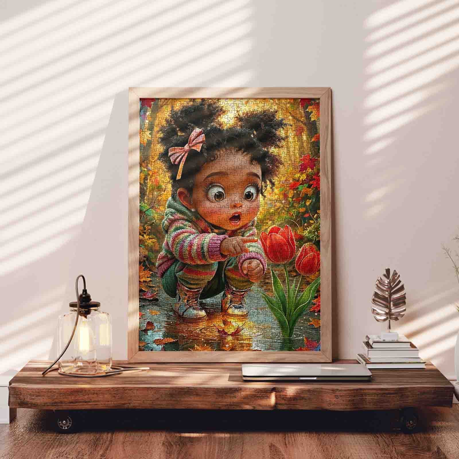 tucocoo-autumn-wonder-girl-puzzle-1000-teile-tulpen-herbst image 3