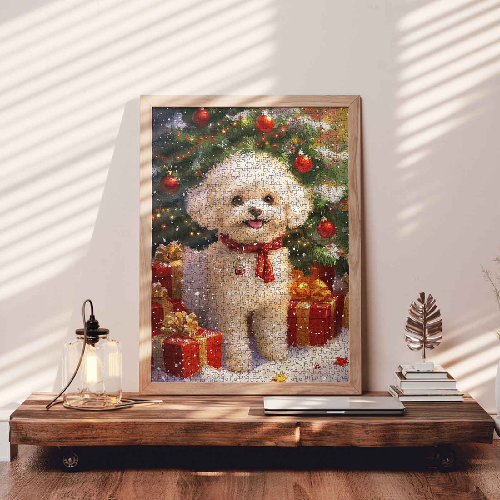 tucocoo-jigsaw-christmas-puppy-delight-puzzle-1000-teile-hund image 3