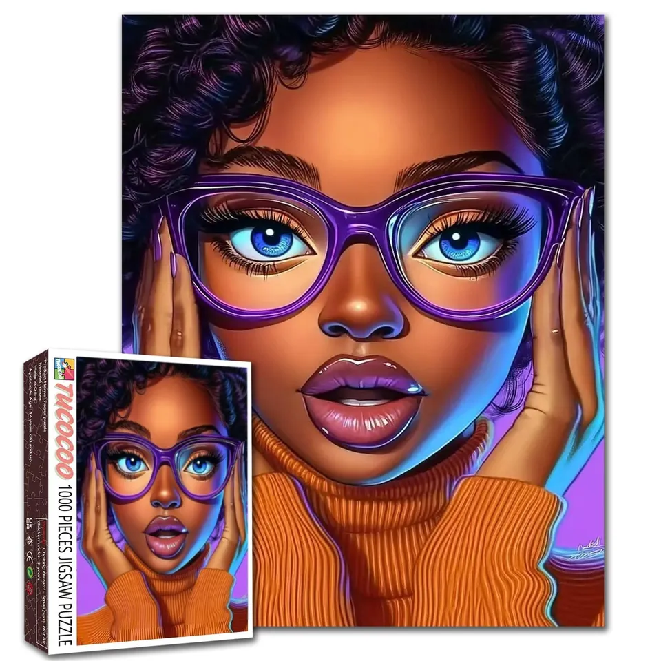 tucocoo-vivid-glance-beauty-puzzle-1000-teile-portrait image 1