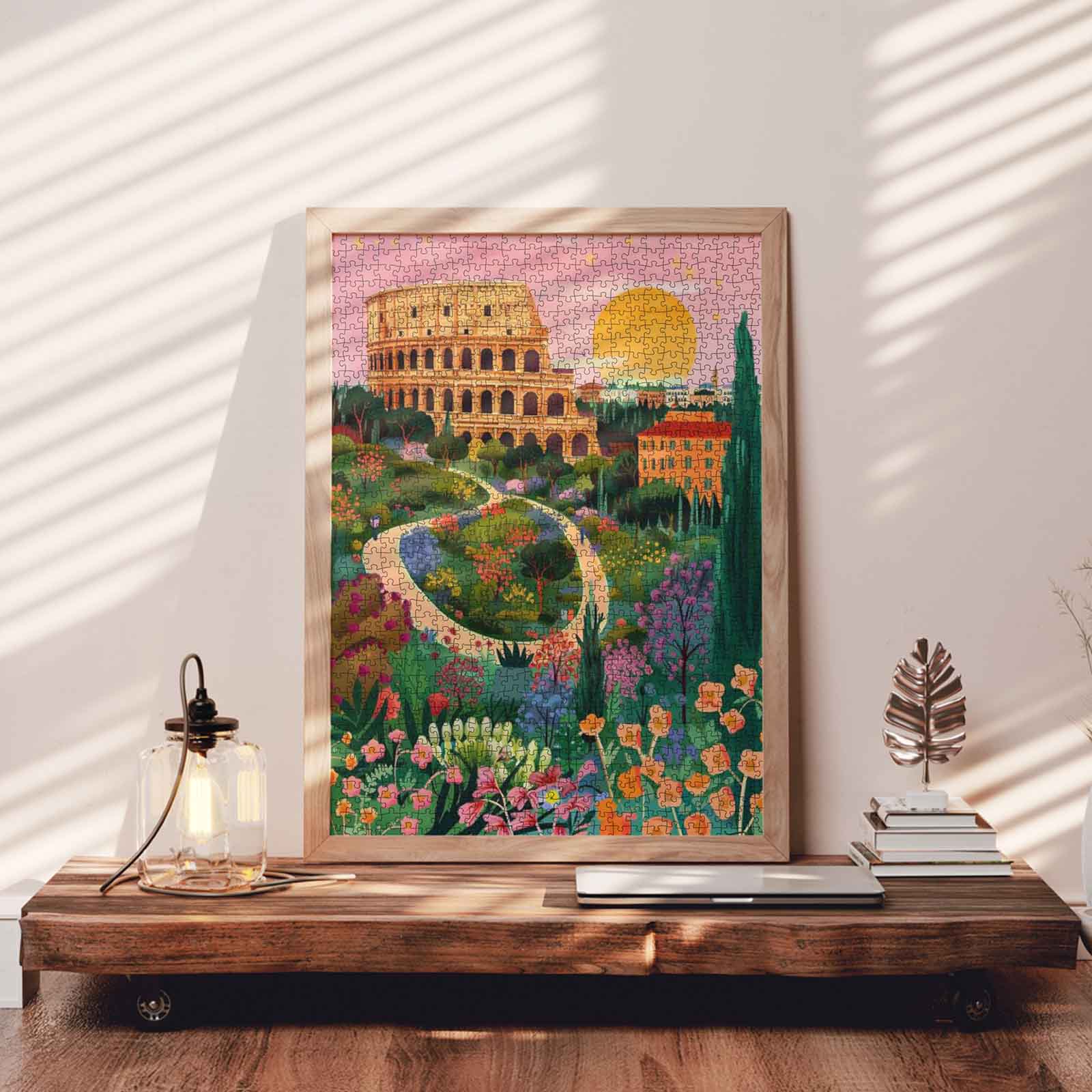 tucocoo-colosseum-sunset-garden-puzzle-1000-teile-rom image 3