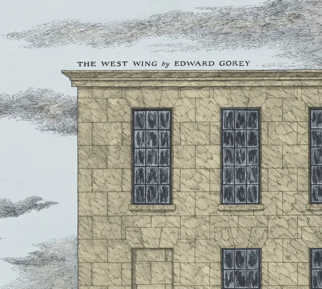 pomegranate-edward-gorey-the-west-wing-kunstbuch-humor image 1