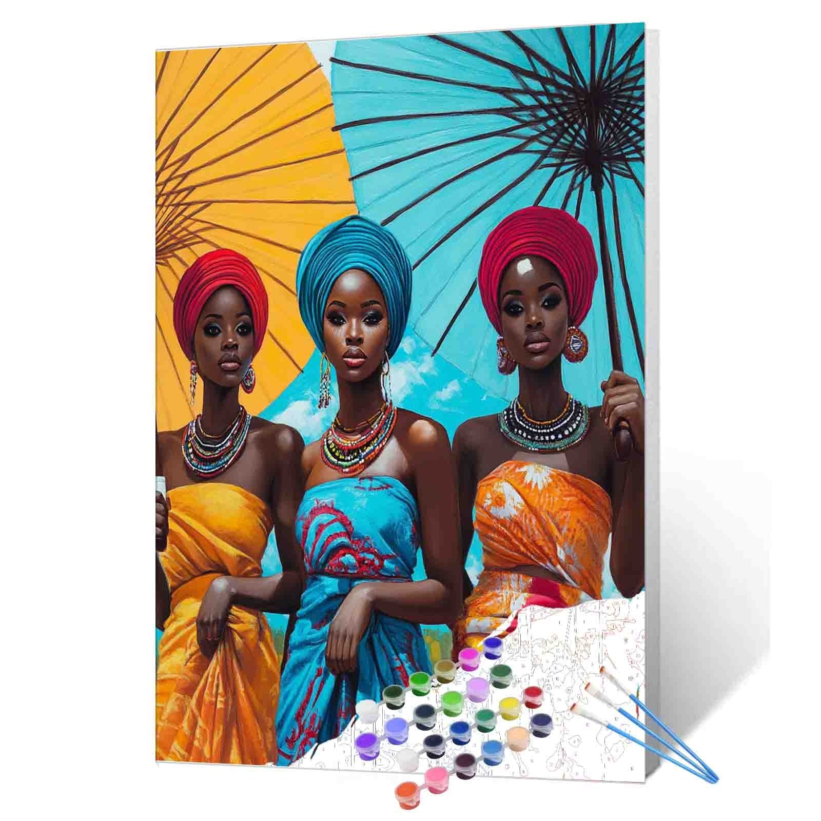 tucocoo-paint-by-numbers-tropical-sisters-umbrellas-malen-nach-zahlen-40x50 image 1