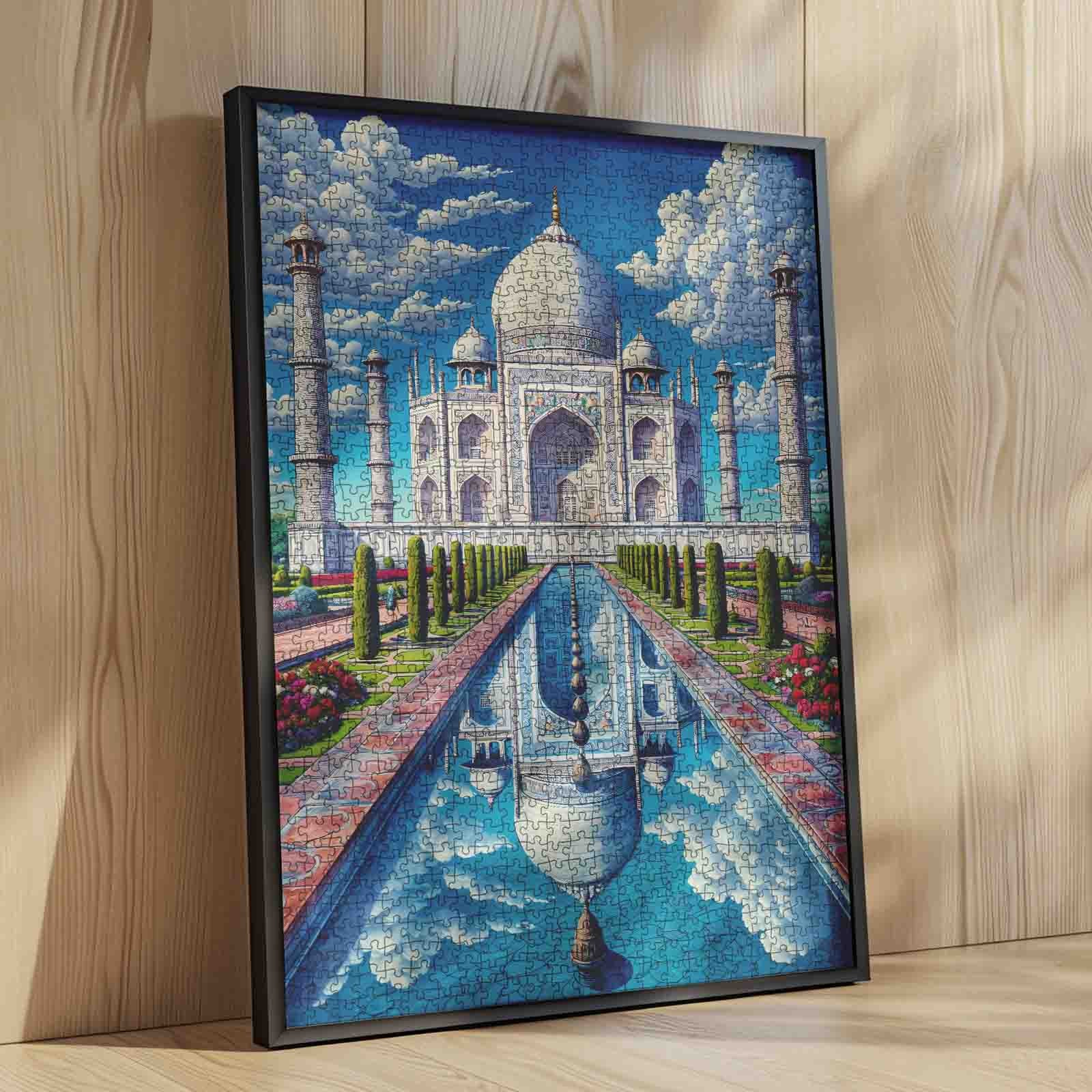 tucocoo-majestic-taj-mahal-reflection-puzzle-1000-teile image 4