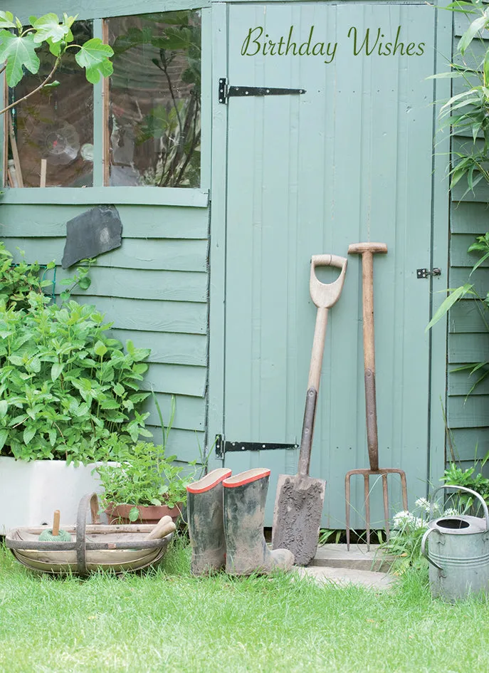 otter-house-first-class-male-geburtstagskarte-garden-shed image 1