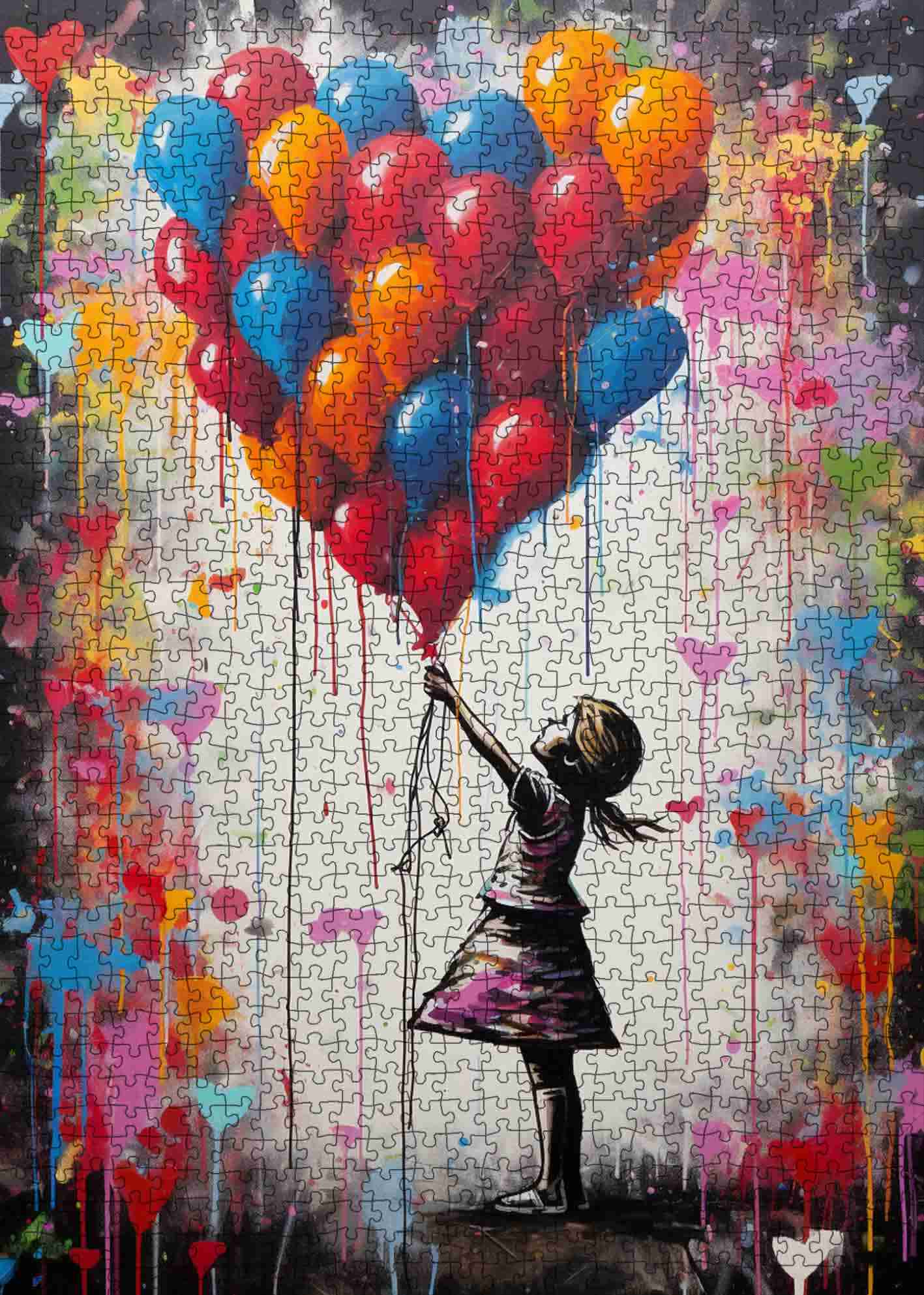tucocoo-little-girl-balloon-puzzle-1000-teile-graffiti image 2