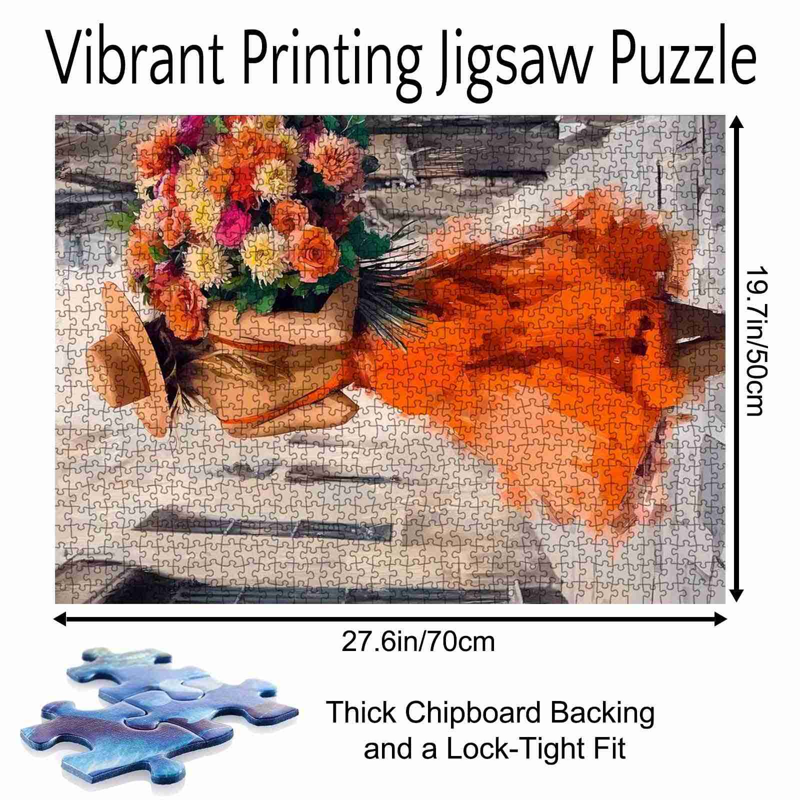 tucocoo-floral-embrace-puzzle-1000-teile-frauenportrait image 5