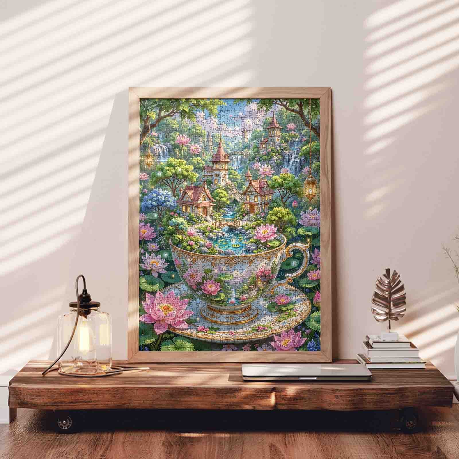 tucocoo-enchanted-teacup-garden-village-puzzle-1000-teile-dorf image 3