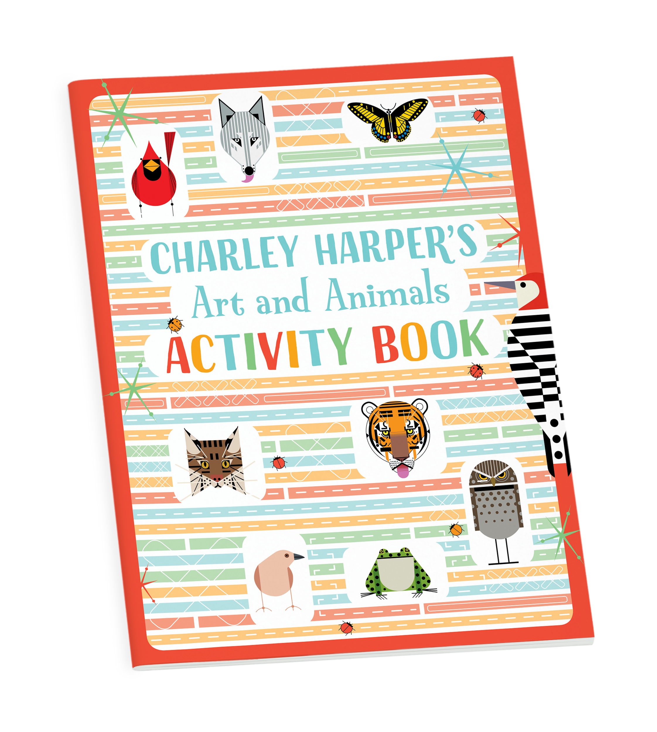 pomegranate-charley-harper-activity-book-tiere image 1