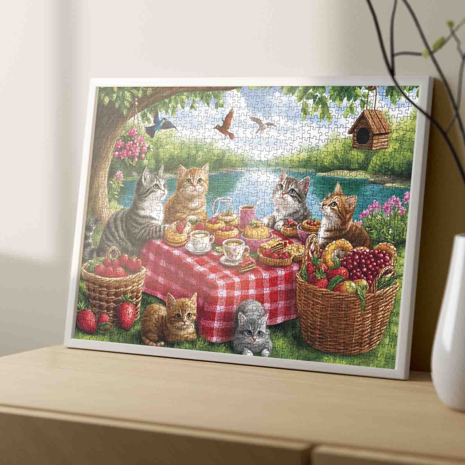tucocoo-jigsaw-puzzles-cat-picnic-party-puzzle-1000-teile-katzen image 4