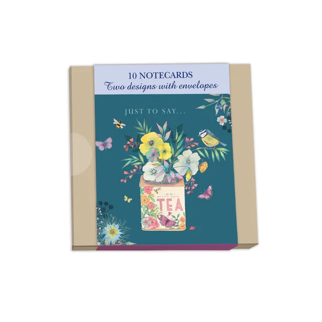 otter-house-vintage-garden-grusskarten-10er-tea-caddy image 1