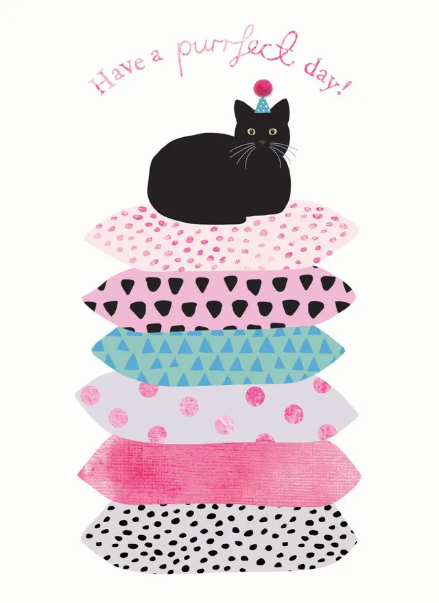otter-house-pom-poms-geburtstagskarte-katze-party-kitchen image 1