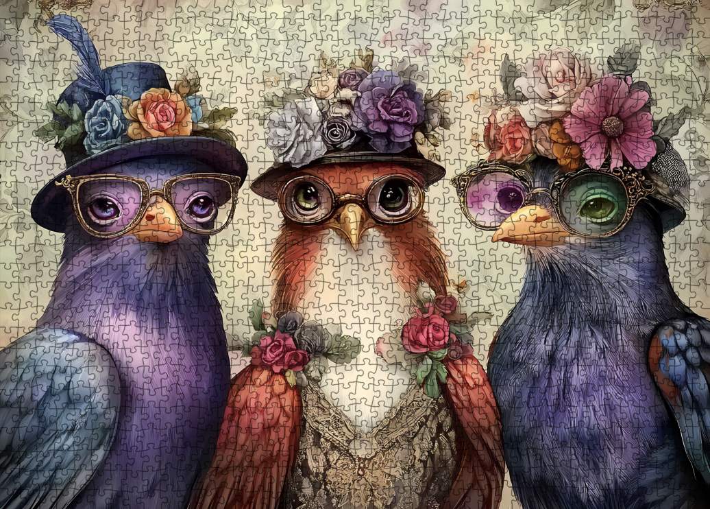 tucocoo-3-elegant-chickens-puzzle-1000-teile-h-hner image 2
