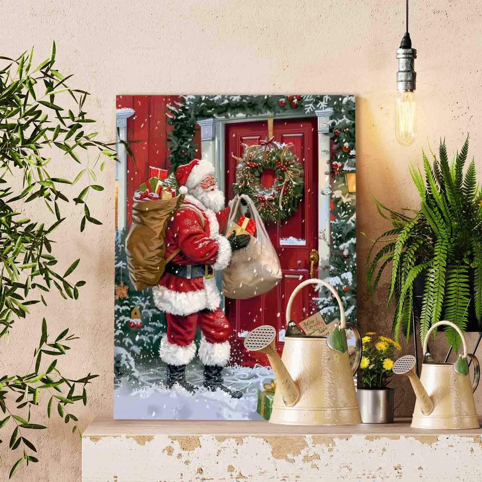 tucocoo-paint-by-numbers-santa-weihnachten-malen-nach-zahlen-40x50 image 2