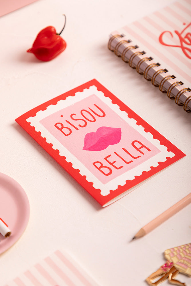 all-the-ways-to-say-bisous-bella-stripes-notizbuch-a6-duo image 4