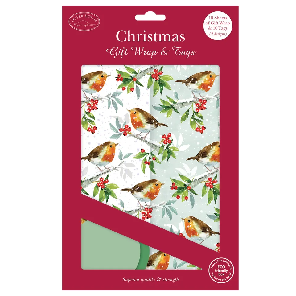 otter-house-holly-robins-geschenkpapier-10-bogen-10-anh-nger image 1