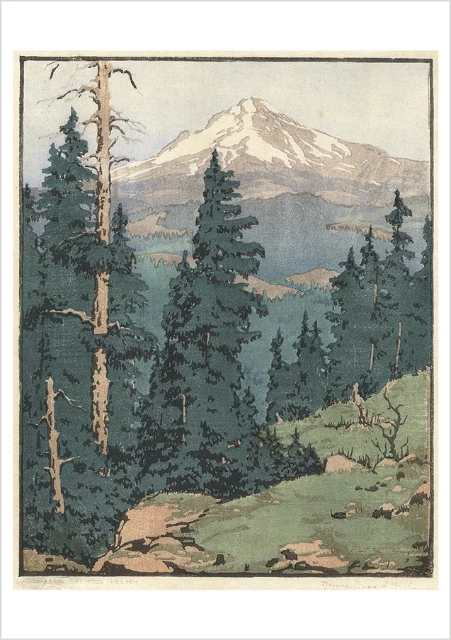 pomegranate-notecard-hall-mt-hood-blankokarte image 1