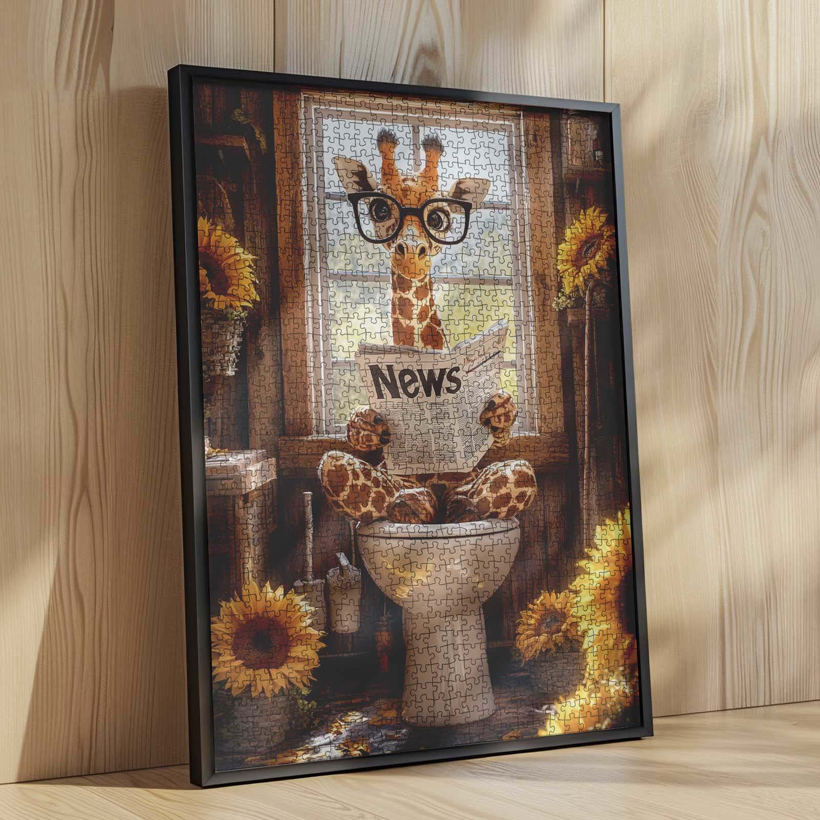 tucocoo-giraffe-reading-newspaper-puzzle-1000-teile-tiere image 4
