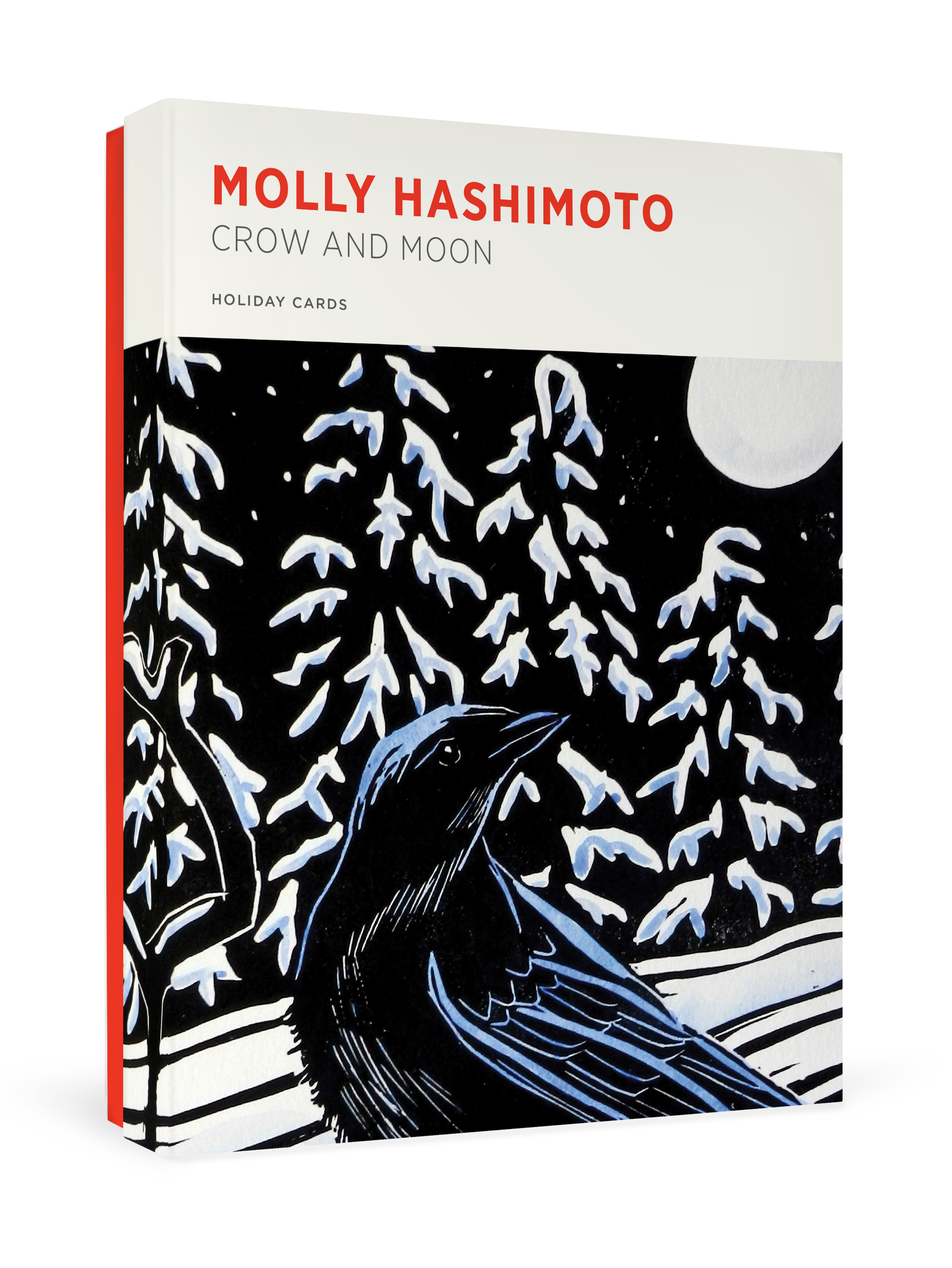 pomegranate-molly-hashimoto-crow-moon-weihnachtskarten-20er image 1