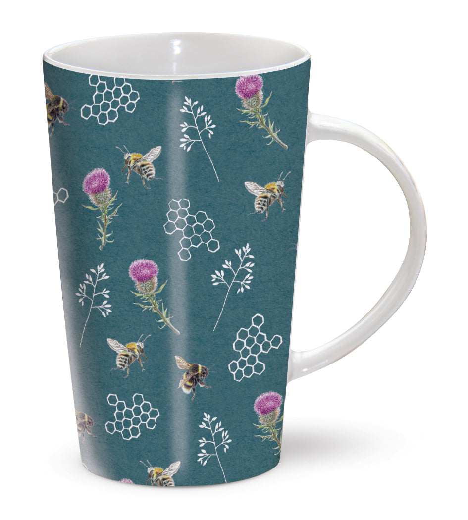 otter-house-rspb-riverbank-mug-tasse-biene-bee-thistle image 1