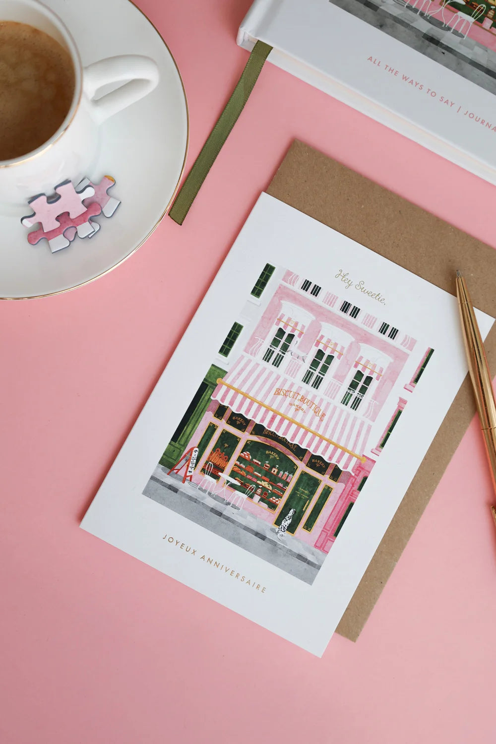 all-the-ways-to-say-birthday-bakery-gru-karte-a6-goldfolie image 2