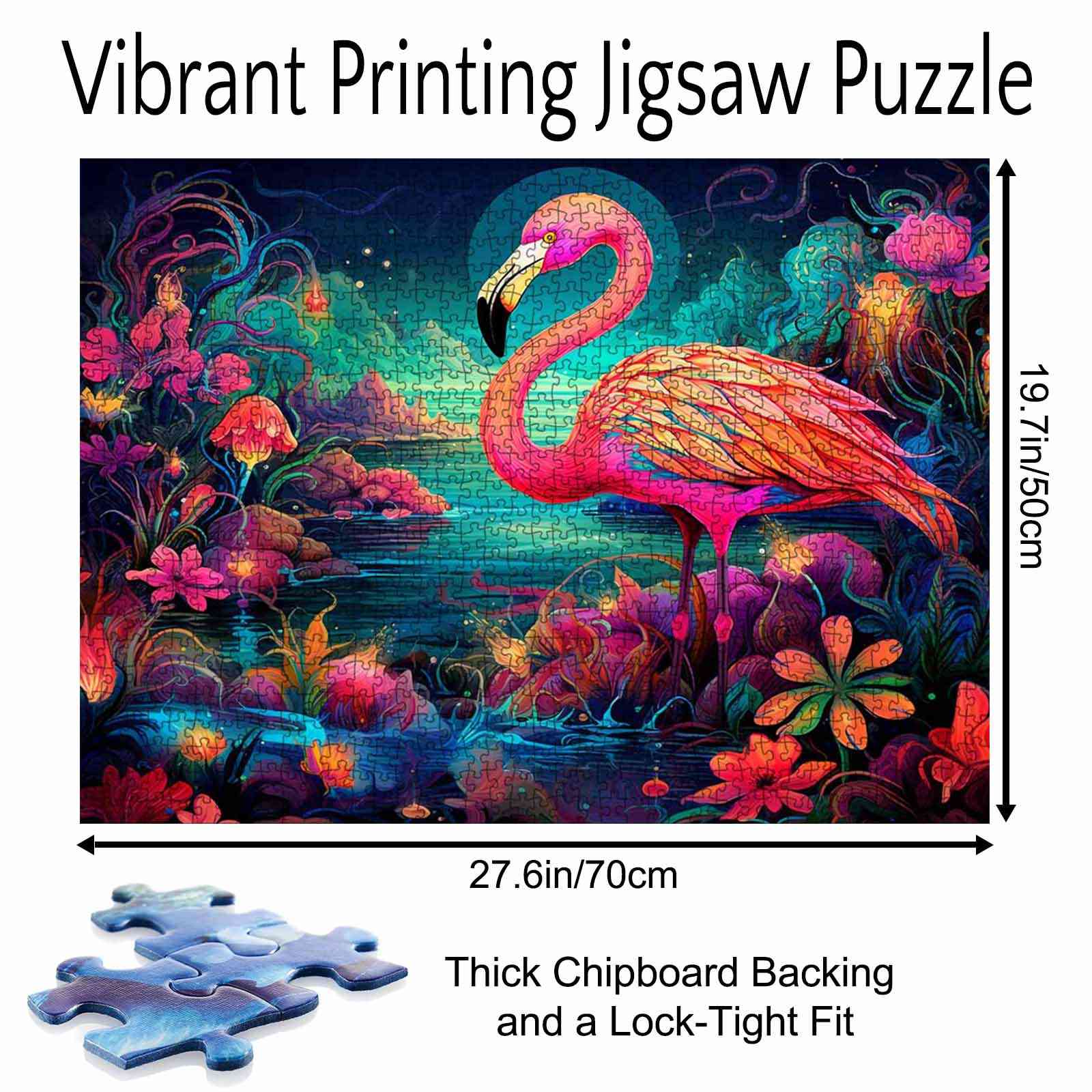 tucocoo-flamingo-fantasy-jigsaw-puzzle-1000-teile-tiere image 5