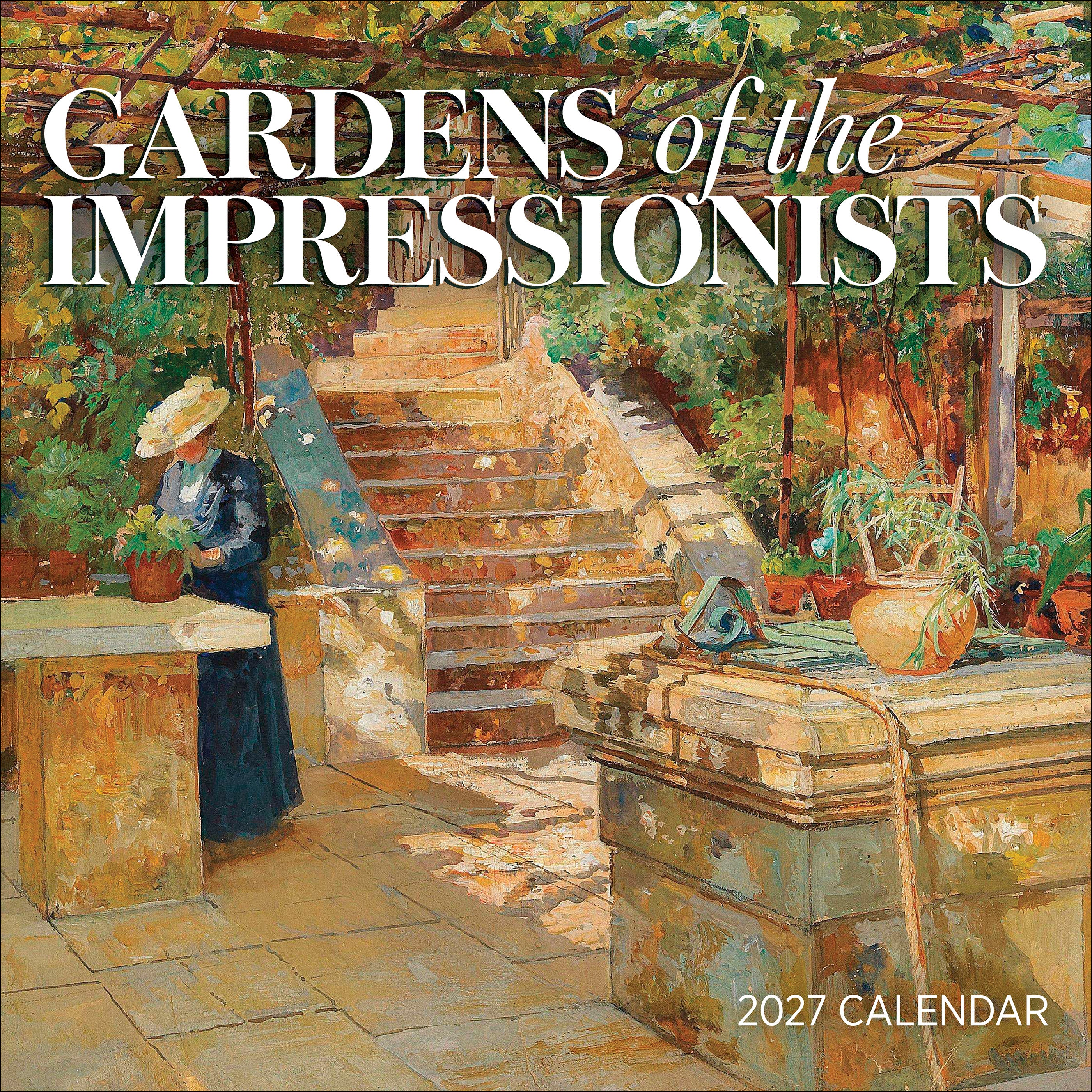 pomegranate-gardens-impressionists-2027-wandkalender-garten image 1