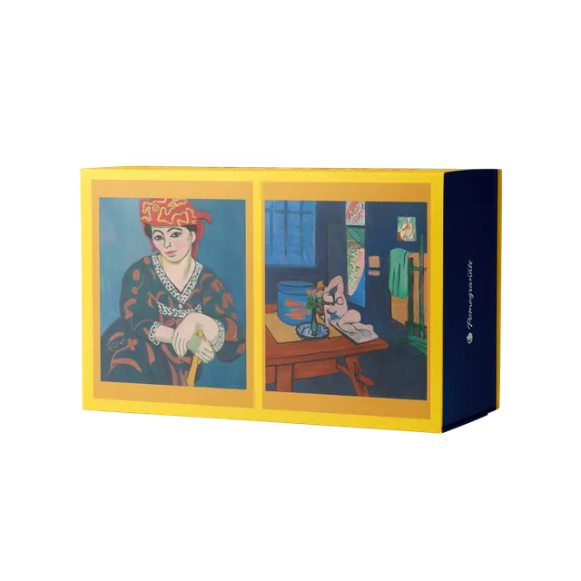 pomegranate-henri-matisse-puzzle-120-teile-doppelseitig-set image 1
