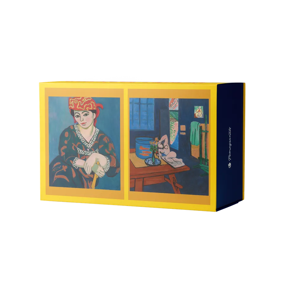 pomegranate-henri-matisse-puzzle-120-teile-doppelseitig-set image 1