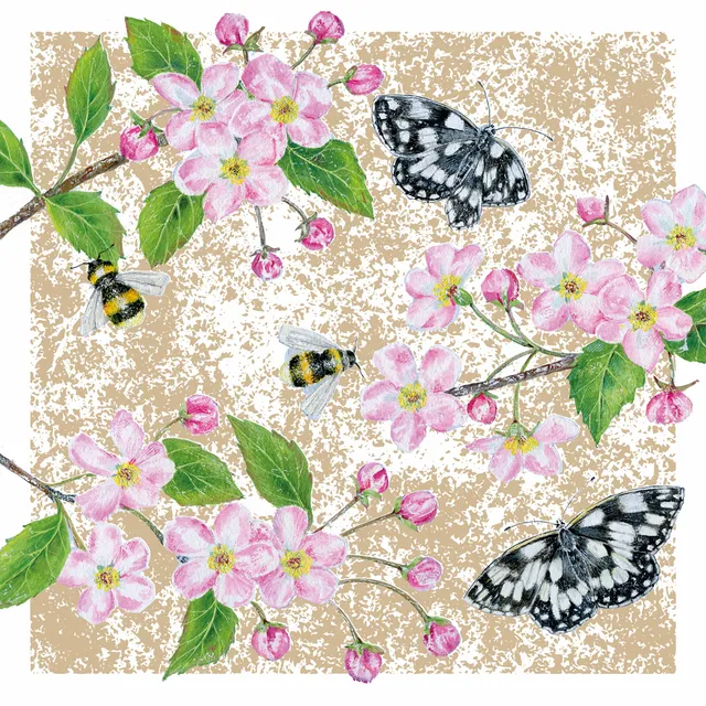 otter-house-aurelia-blossom-gru-karte-blumen-goldfolie image 1