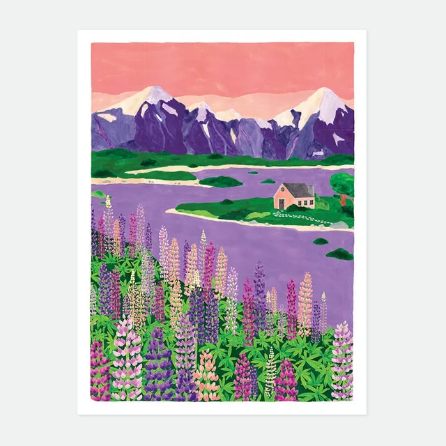 all-the-ways-to-say-lupin-poster-landschaft-see-29-7-x-39-7-cm image 1